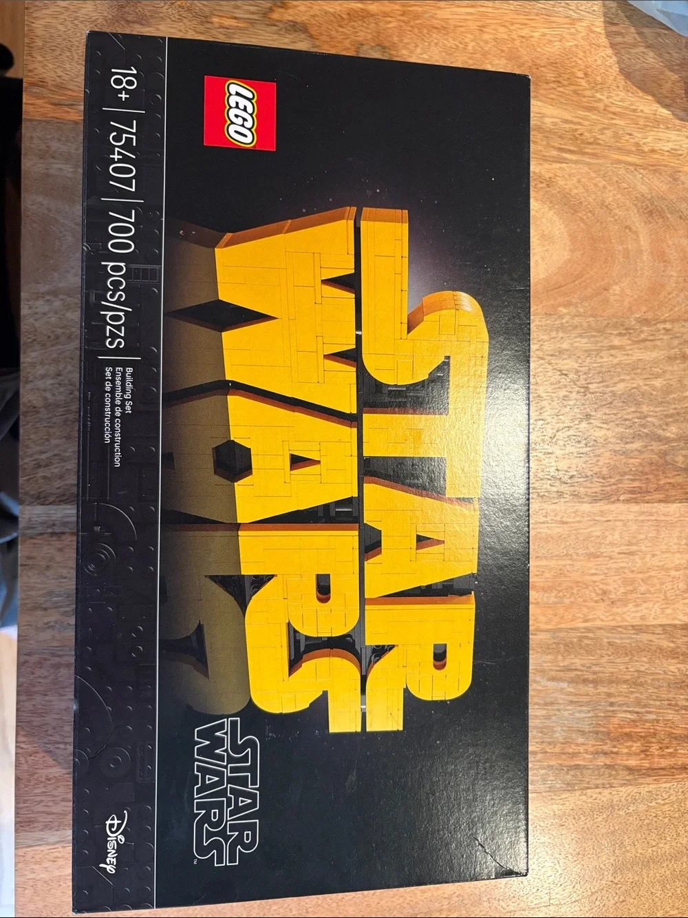Brick-Built STAR WARS Logo LEGO